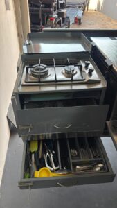 Afrispoor Caracal equipment and storage