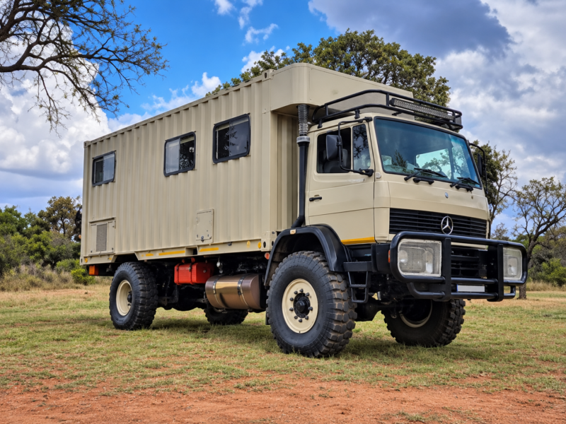 1997 MERCEDES-BENZ 1617 4×4 EXPEDITION CAMPER - R700,000